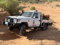 Fire Fighting driver training in QRV's (Quick Response Vehicles) in steep terrain